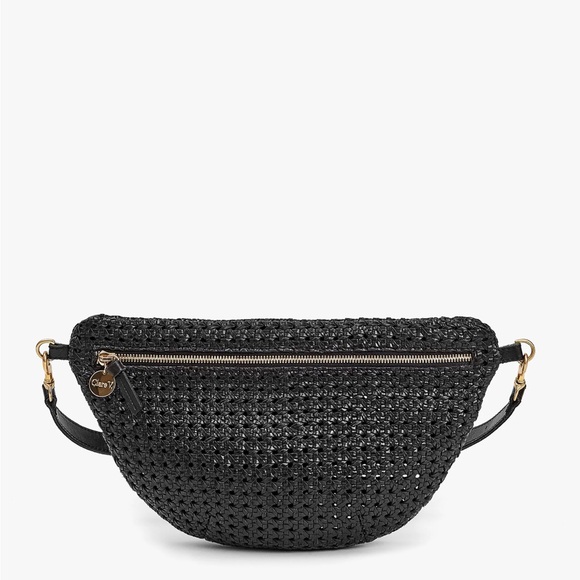 Clare V Handbags - Clare V. Grande Fanny black rattan